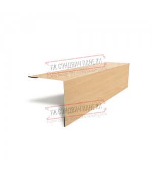 Планка угла наружного 115х115х2000 ECOSTEEL-Клен-0.5