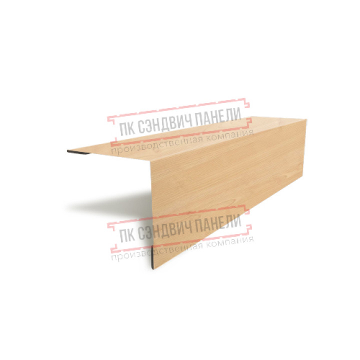 Планка угла наружного 115х115х2000 ECOSTEEL-Клен-0.5