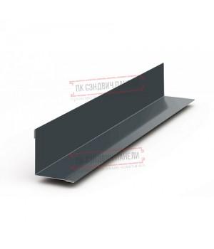 Планка угла внутреннего 115х115х2000 ПРМА-Anthracite-0.5