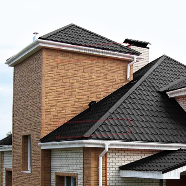 Планка угла внутреннего 115х115х2000 PURMAN-9005-0.5