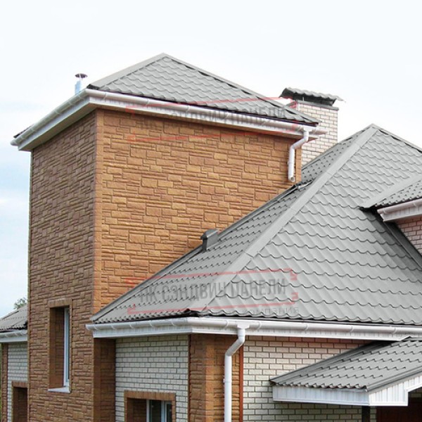 Планка угла внутреннего 115х115х2000 Norman ПЭ-9006-0.5