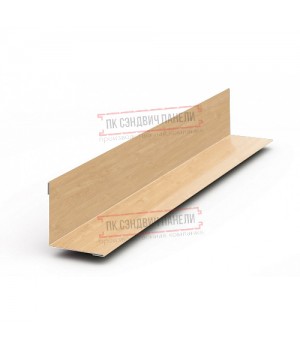 Планка угла внутреннего 115х115х2000 ECOSTEEL-Клен-0.5