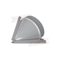 Заглушка конька круглого конусная Norman ПЭ-7004-0.5 Заглушка конька круглого конусная Norman ПЭ-7004-0.5