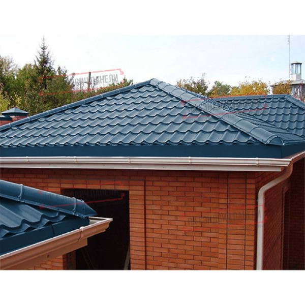 Заглушка конька круглого конусная PURETAN-RR35-0.5