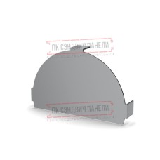 Заглушка конька круглого простая Norman ПЭ-7004-0.5