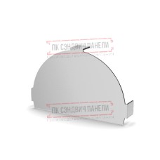 Заглушка конька круглого простая ПЭ-7047-0.45