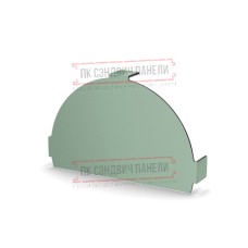 Заглушка конька круглого простая PURMAN-Tourmalin-0.5