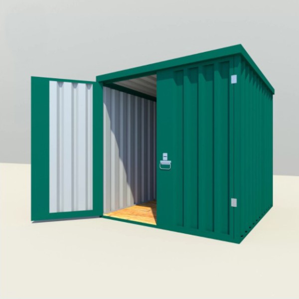 Контейнер «ММ» 2,14х2,1 м, толщина стали: 0,45, RAL 6002 Контейнер «ММ» 2,14х2,1 м, толщина стали: 0,45, RAL 6002