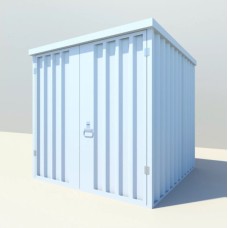 Контейнер «ММ» 2,14х2,1 м, толщина стали: 0,65, RAL 9003