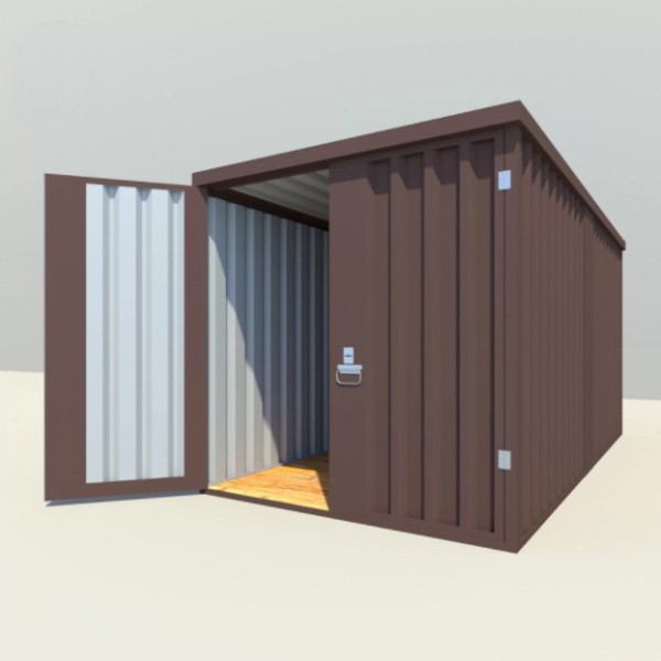 Контейнер «ММ» 4,14х2,1 м, толщина стали: 0,45, RAL 8017