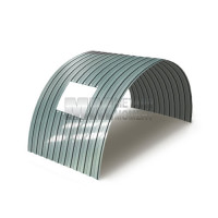 Укрытие для конвейеров из арочного профлиста МП10ПГ-1200, 0,8, нержавеющий