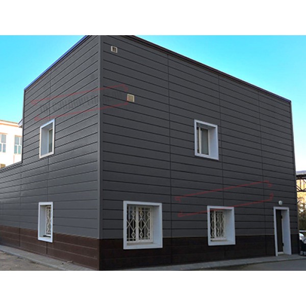 Купить линеарную панель открытая волна-24хС/20 профилированная RAL 7024 Серый графит  Купить линеарную панель открытая волна-24хС/20 профилированная RAL 7024 Серый графит