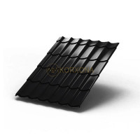 Metall cherepitsa Lamonterra-0.5 RAL9005 Viking E