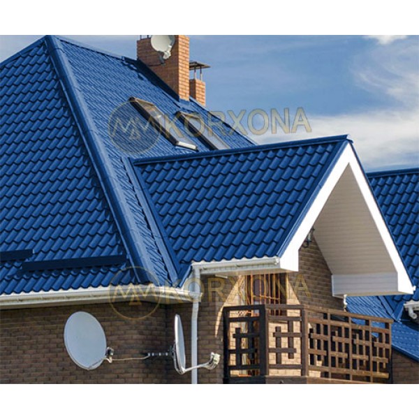 Metall cherepitsa Lamonterra-0.4 RAL5005 Poliester