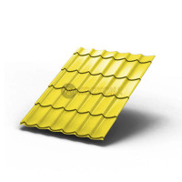 Металлочерепица Ламонтерра-0.45 RAL1018 Полиэстер