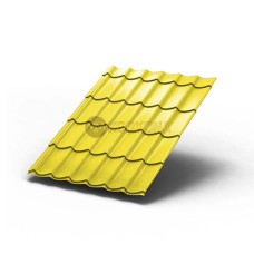 Металлочерепица Ламонтерра-0.5 RAL1018 Полиэстер