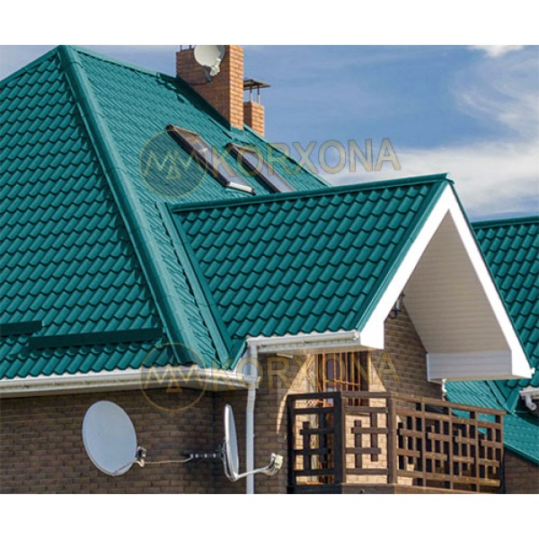 Металл черепица Ламонтерра-0.5 RAL5021 Полиэстер