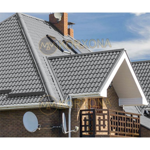 Metall cherepitsa Lamonterra-0.4 RAL7004 Poliester