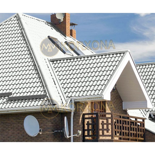 Metall cherepitsa Lamonterra-0.4 RAL9003 Poliester