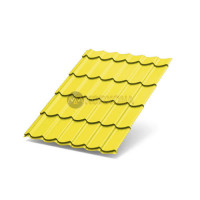 Металлочерепица Ламонтерра X-0.5 RAL1018 Полиэстер