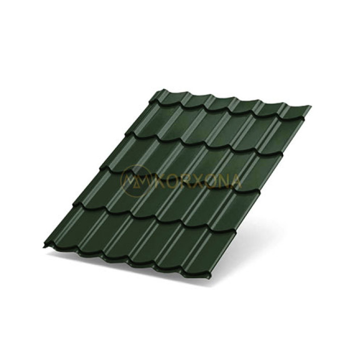 Металлочерепица Ламонтерра X-0.5 RAL6007 Viking E