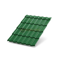 Металлочерепица Ламонтерра X-0.45 RAL6002 Полиэстер