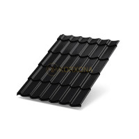 Металл черепица Ламонтерра X-0.5 RAL9005 Viking E