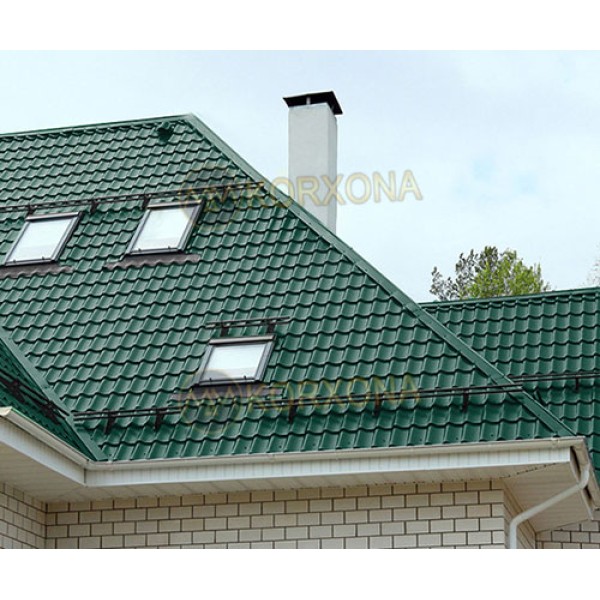 Metall cherepitsa Lamonterra XL-0.5 RAL6005 Poliester