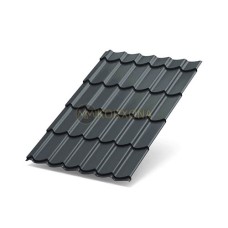 Металлочерепица Ламонтерра XL-0.5 RAL7024 Viking E