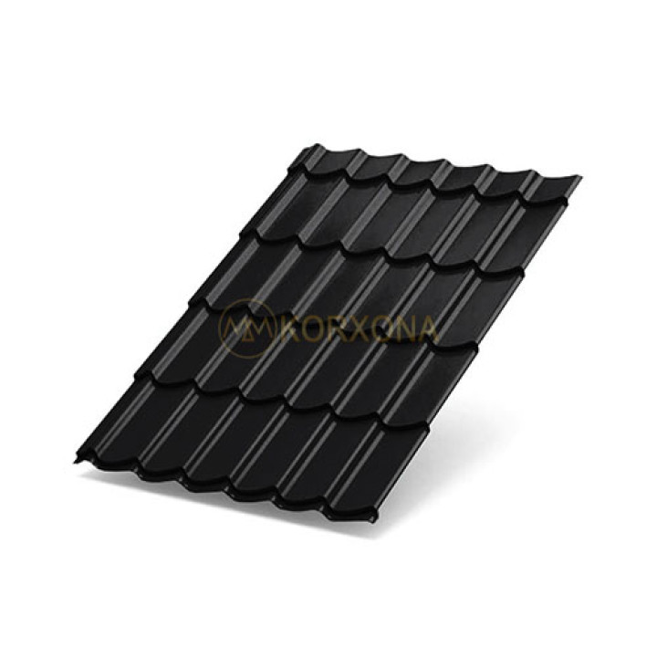 Металлочерепица Ламонтерра XL-0.5 RAL9005 Viking E