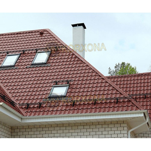 Metall cherepitsa Lamonterra XL-0.5 RAL3009 Poliester