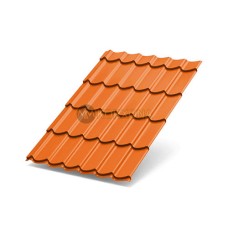 Металлочерепица Ламонтерра XL-0.45 RAL2004 Полиэстер