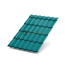 Металлочерепица Ламонтерра XL-0.5 RAL5021 Полиэстер