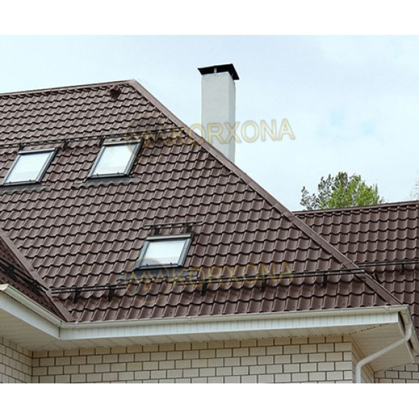 Metall cherepitsa Lamonterra XL-0.4 RAL8017 Poliester