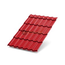Металлочерепица Ламонтерра XL-0.5 RAL3020 Полиэстер