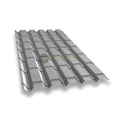 Металлочерепица монкатта-0.45 RAL7004 Полиэстер