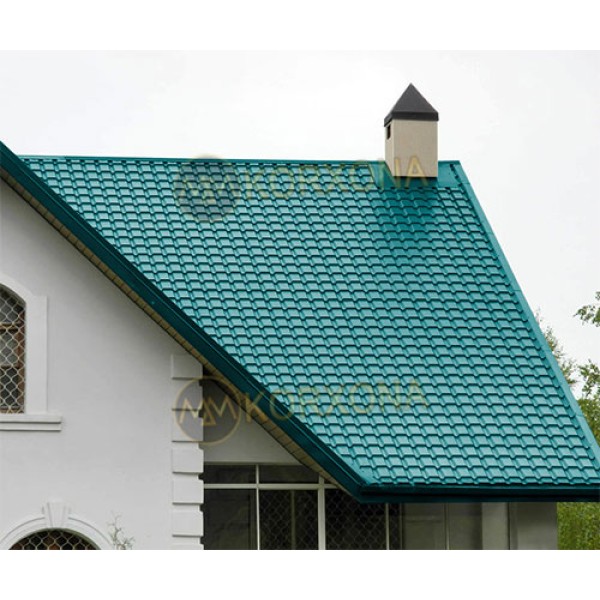 Металл черепица монкатта-0.5 RAL5021 Полиэстер