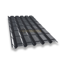 Металл черепица монкатта-0.45 RAL7024 Viking