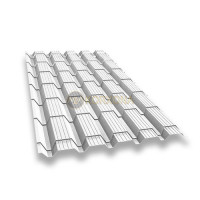 Металлочерепица монкатта-0.5 RAL9003 Полиэстер