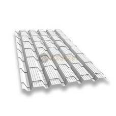 Металлочерепица монкатта-0.45 RAL9010 Полиэстер