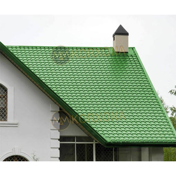 Металл черепица монкатта-0.5 RAL6018 Полиэстер