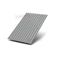 Профилланган варақ МП18х1100 Norman RAL-9006-0.5