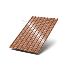Профилированный лист МП20х1100 ECOSTEEL-Кирпич-0.5