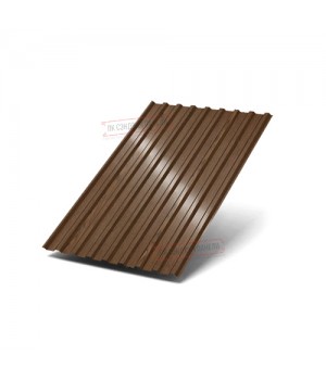Профилированный лист МП20х1100 ECOSTEEL-МореныйДуб-0.5