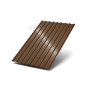 Профилированный лист МП20х1100 ECOSTEEL-МореныйДуб-0.5