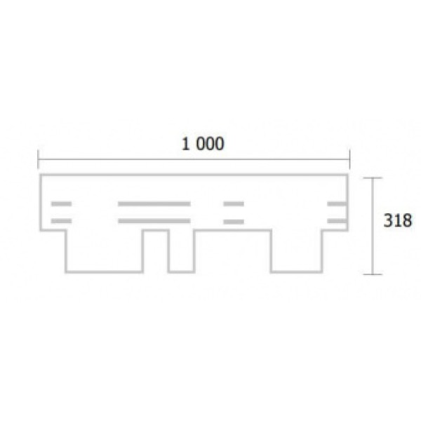 Oksidlangan egiluvchan cherepitsa Docke Simple Tetris Qizil