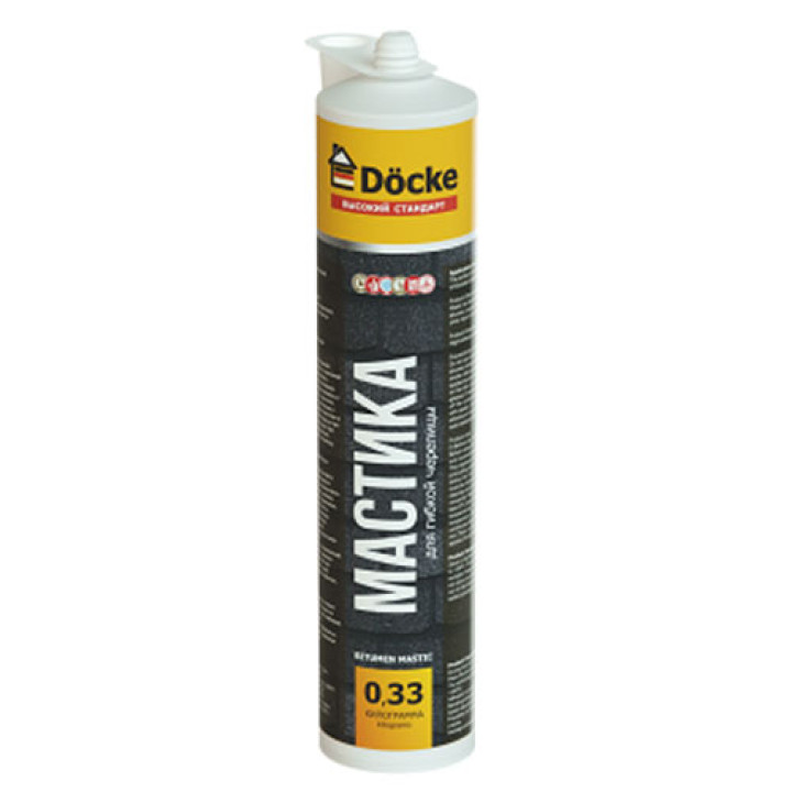 Мастика Docke для гибкой черепицы 0,29 л.