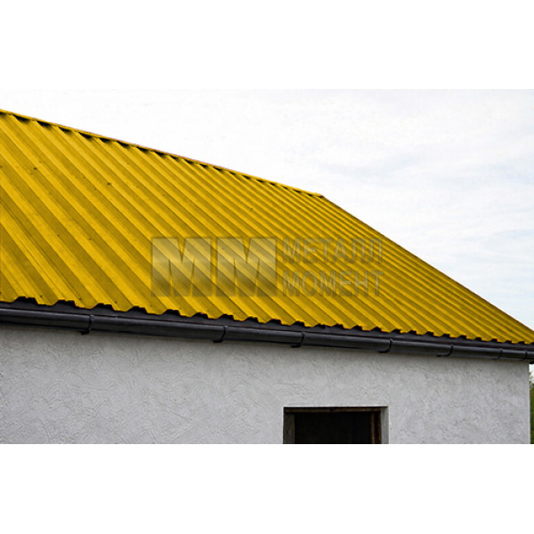 Профнастил НС44 1000 Norman RAL1014 0.5мм