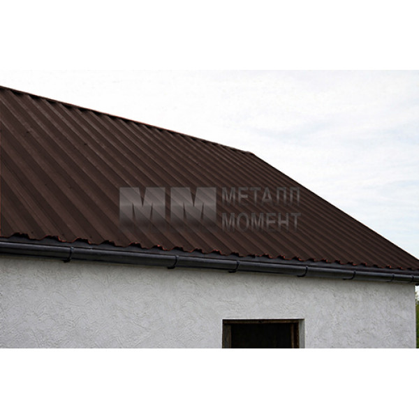 Профнастил НС44 1000 Colorcoat Prisma RAL8017 0.5мм