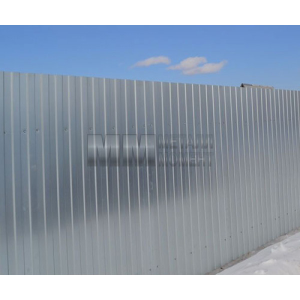 Профнастил С15-0,2м с нестандартной шириной, оцинкованный, толщина 0,6